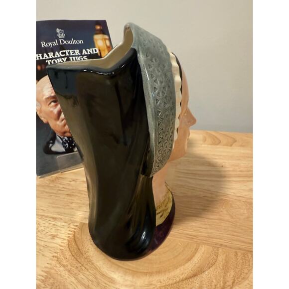 Royal Doulton Anne Boleyn Character Toby Jug Mug Made in England D6644 1975 JL - Picture 4 of 12